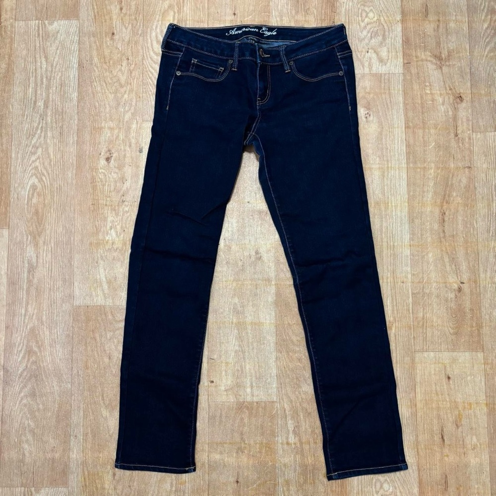 Y2K American Eagle low rise dark wash skinny jeans